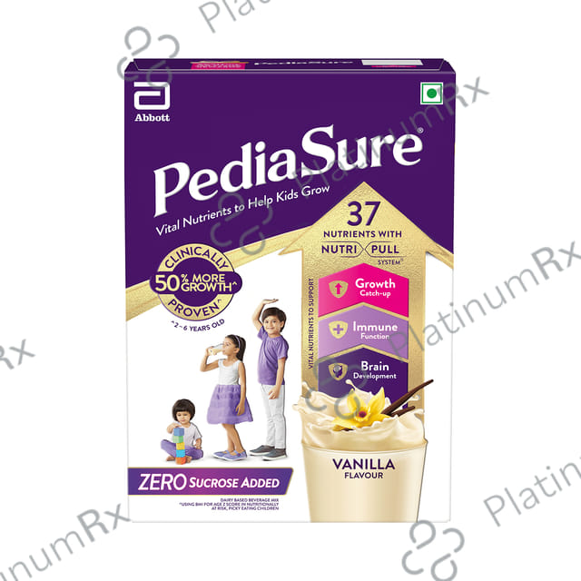 PediaSure Zero Sucrose Drink Kids Grow Vanilla Flavour Powder 400gm