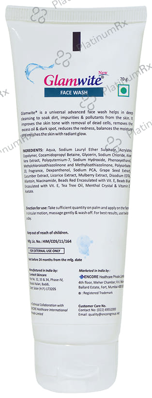 Glamwite Ur Dream Advanced G7 Formulation Face Wash 70gm