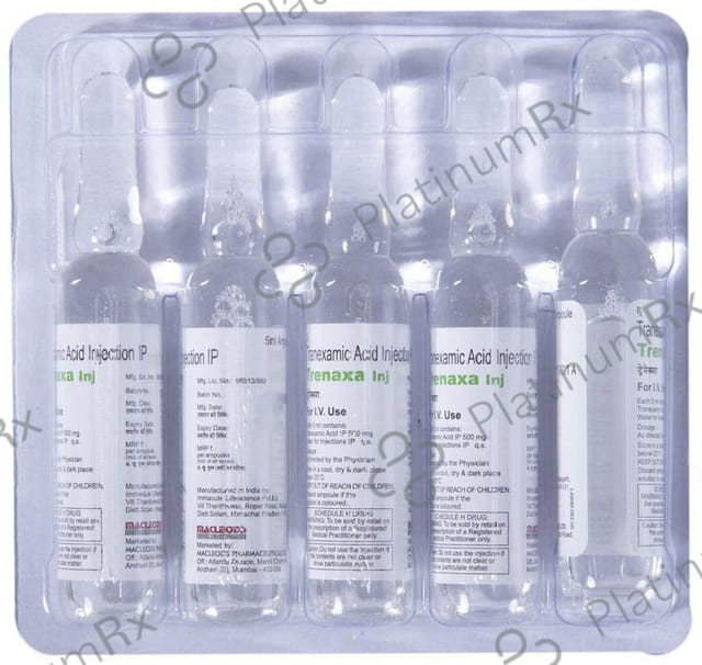 Trenaxa 500mg Injection 5ml