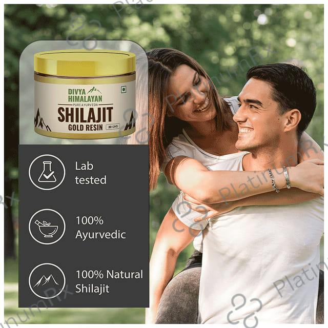 Divya Himalayan Shilajit Gold Resin 20gm