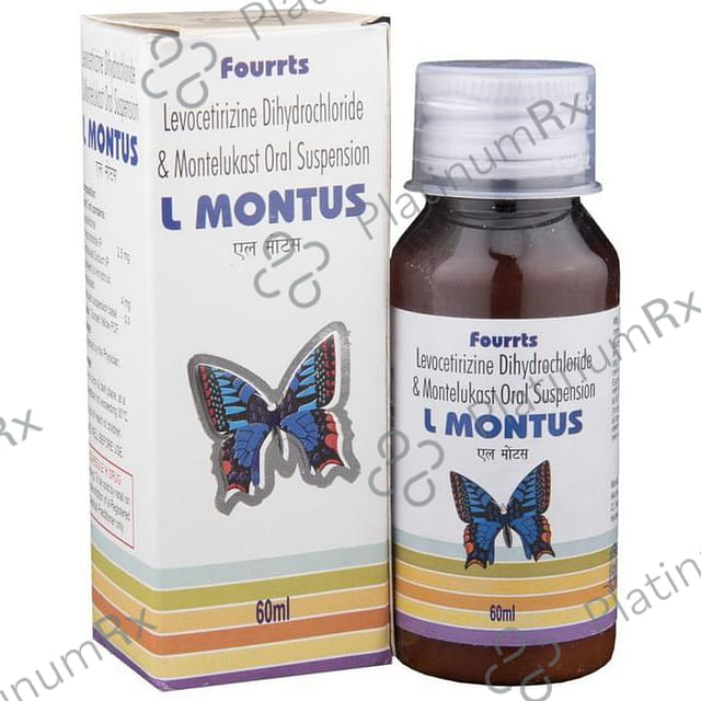 L Montus 2.5/4mg Oral Suspension 60ml