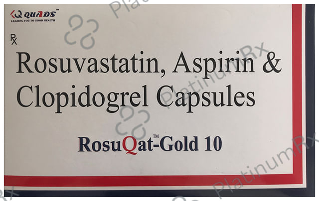 Rosuqat Gold 10/75/75mg Capsule 10s