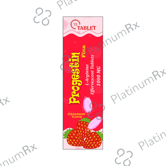 Projestin Fizz Effervescent Tablet Strawberry