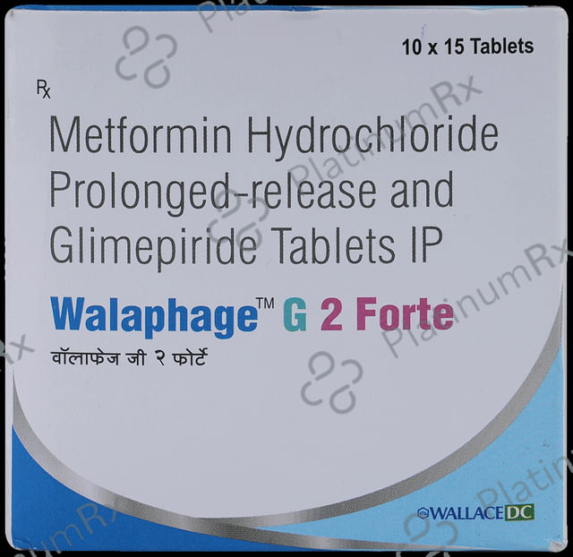 Walaphage G2 Forte 2mg/1000mg Tablet