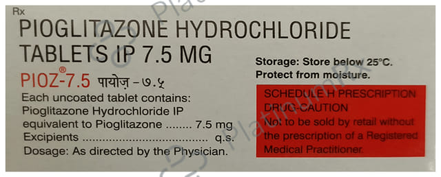Pioz 7.5mg Tablet 10s