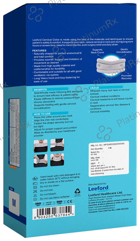 Leeford Cervical Collar Medium