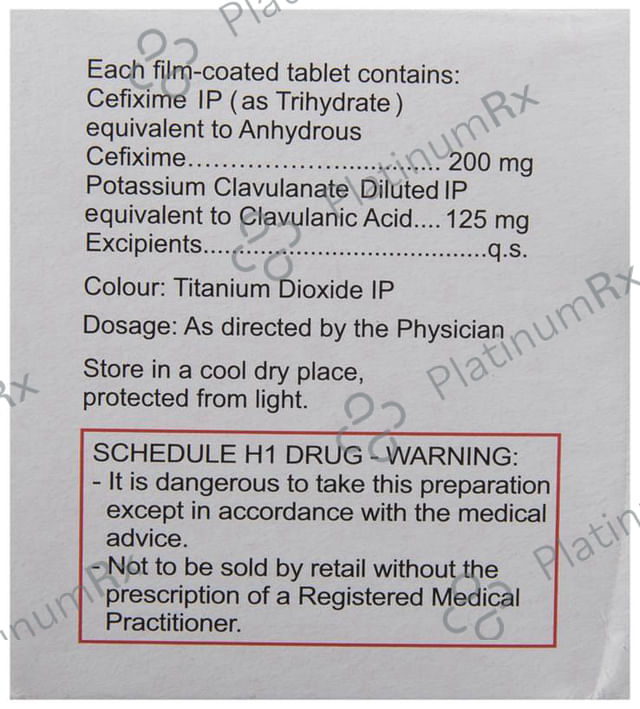 Taxim O CV 200/125mg Tablet 10s