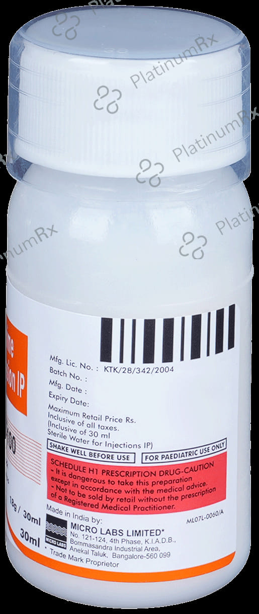 Microcef 100mg Oral Suspension 30ml