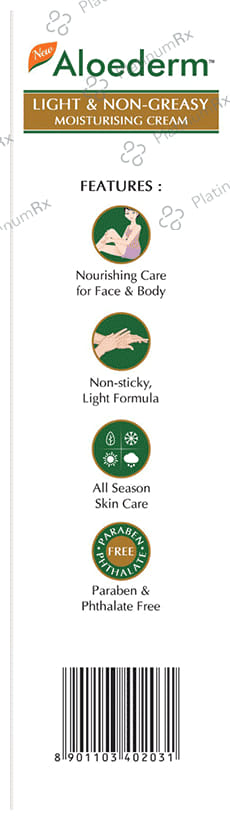 New Aloederm Light & Non-Greasy Cream