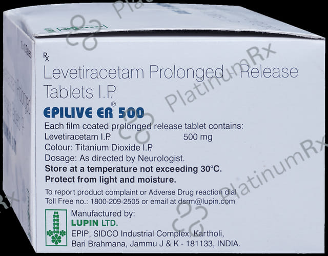 Epilive ER 500mg Tablet 10s