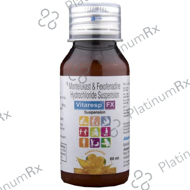 Vitaresp FX 60/4mg Suspension 60ml