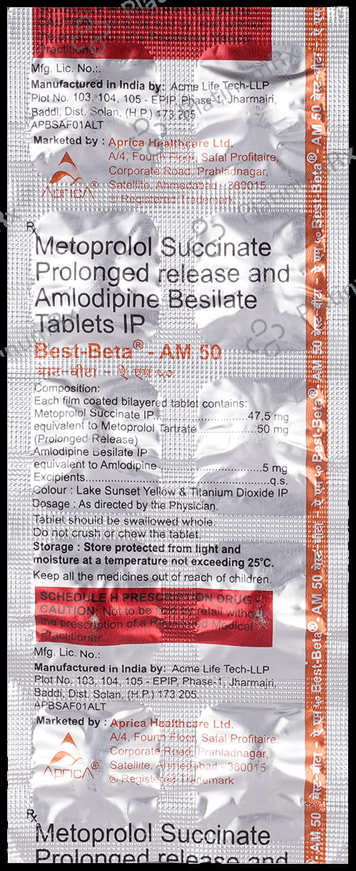 Best-Beta-AM 5mg/50mg Tablet