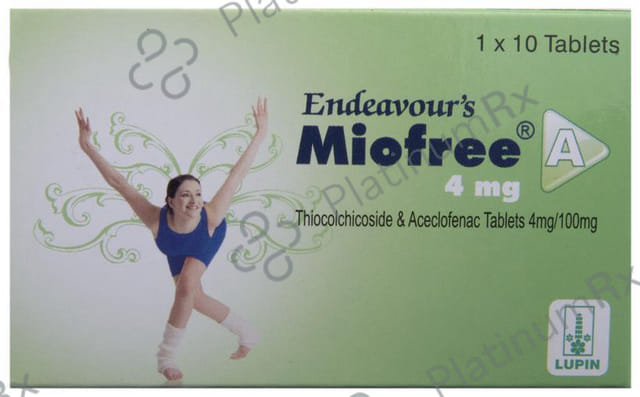 Miofree A 100/4mg Tablet 10s