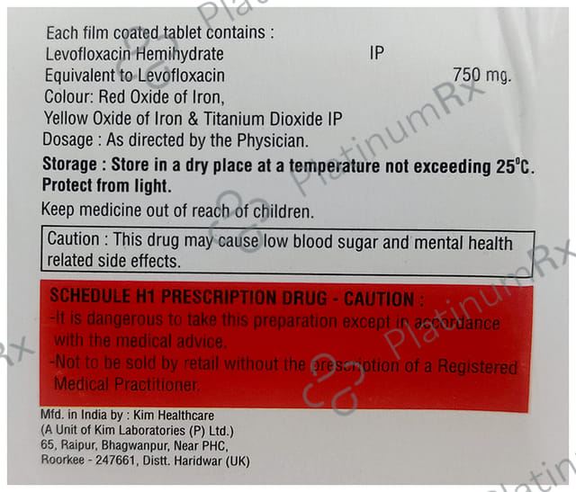 Levonec 750mg Tablet 10s