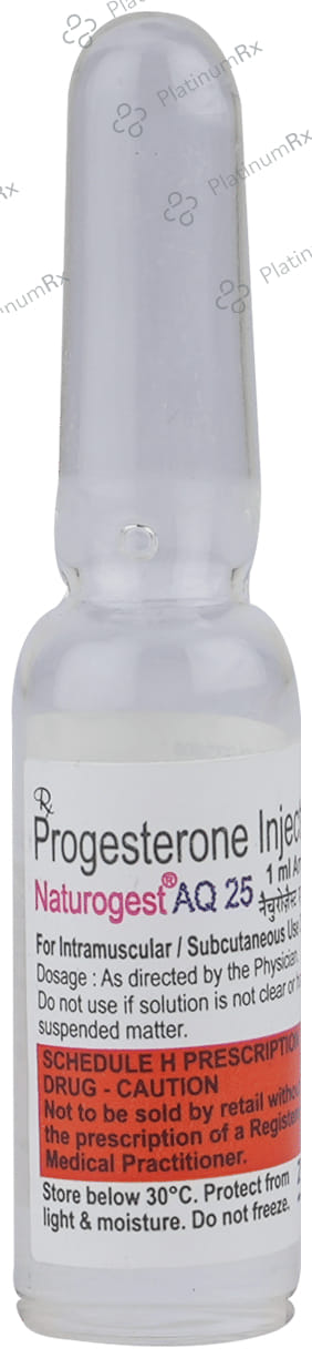 Naturogest AQ 25mg Injection 1X1ml
