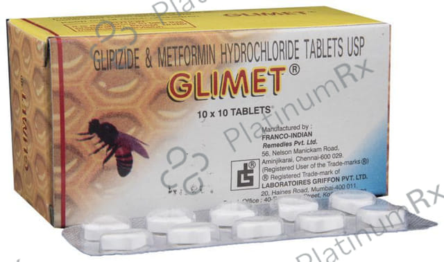 Glimet 2.5/250mg Tablet 10s
