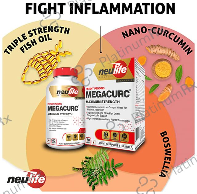 Neulife Megacurc Maximum Strength Softgels