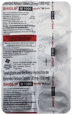 Shiglip M 1000 Tablet ER
