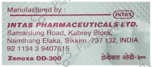 Zenoxa OD 300mg Tablet SR 15s