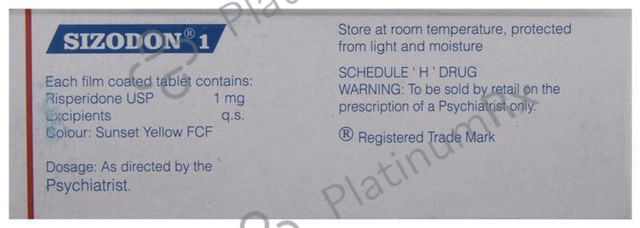 Sizodon 1mg Tablet 10s