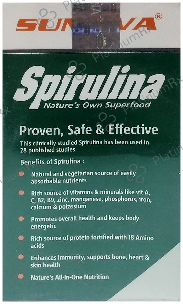 Sunova Organic Spirulina Tablet
