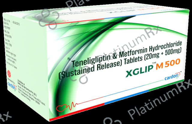 Xglip M 500mg/20mg Tablet
