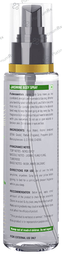 Fabessentials Jasmine Body Spray