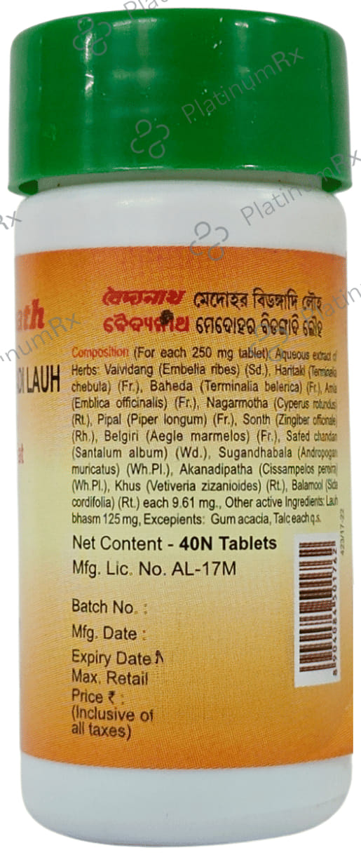 Baidyanath Medohar Vidangadi Lauh