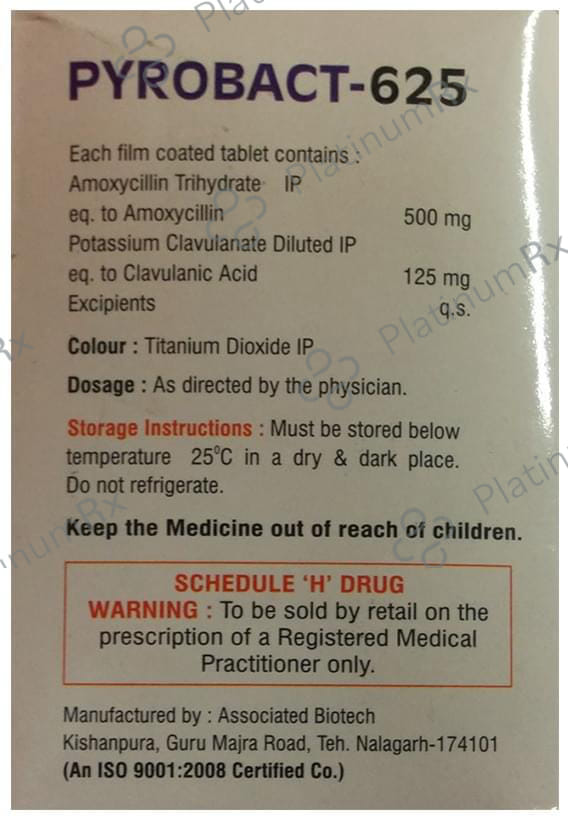 Pyrobact 625 Tablet