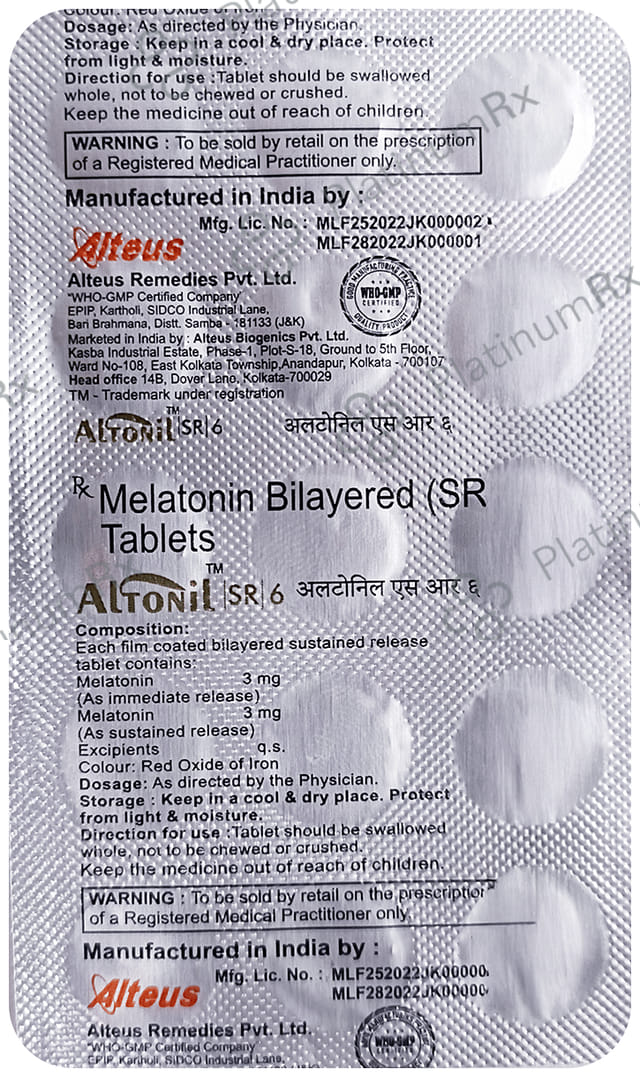 Altonil SR 6mg Tablet 15s
