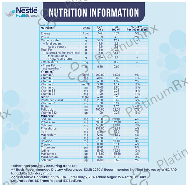 Peptamen Whey Peptide Based Diet for GI Function - Flavour Powder Vanilla