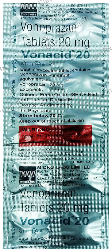 Vonadice 20mg Tablet 10s