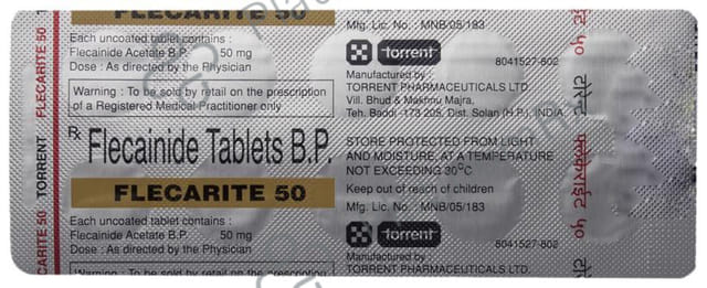Flecarite 50mg Tablet 10s