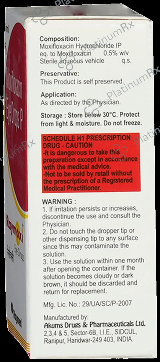 Raymoxi 0.5% Eye Drop 5ml