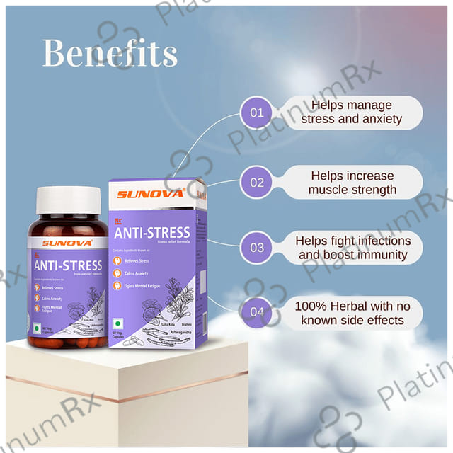 Sunova Anti-Stress Veg Capsule