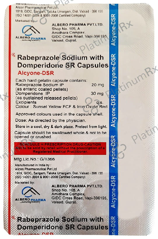 Alcyone D 30mg/20mg Capsule SR