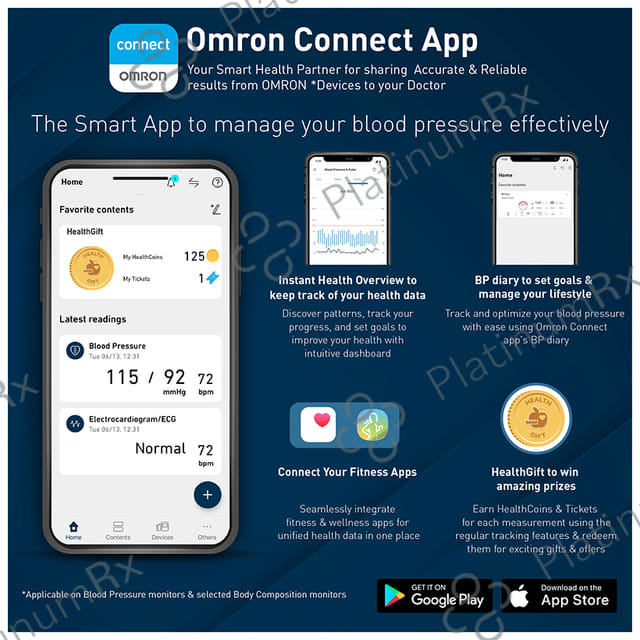 Omron HBF 222T Complete Digital Body Composition Monitor with Bluetooth