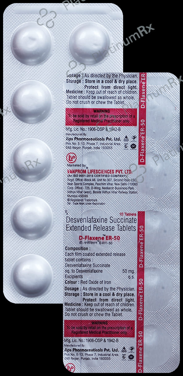 D Flaxene 50mg Tablet ER 10s