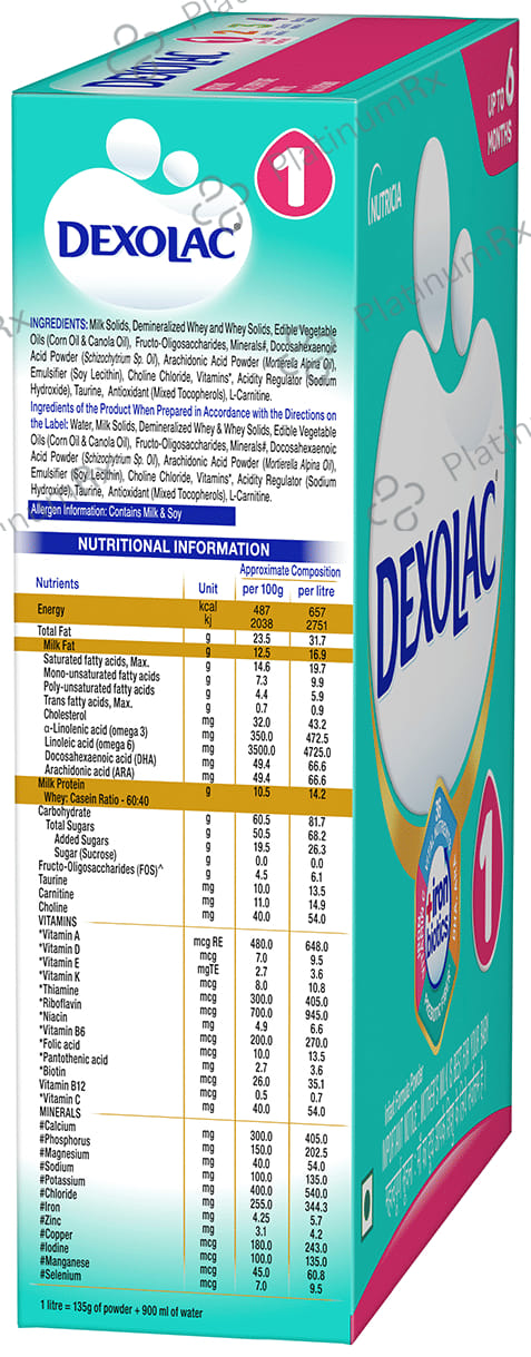Dexolac 400gm Stage 1 Powder 400gm