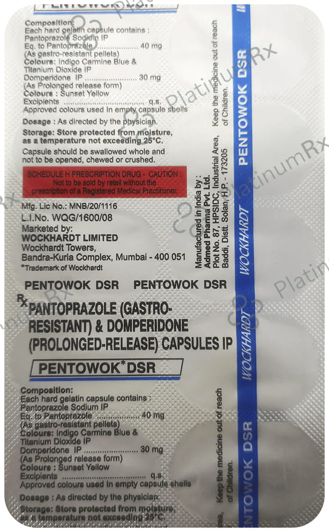 Pentowok DSR 30/40mg Capsule 10s