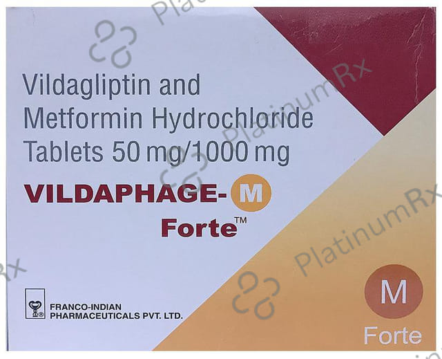 Vildaphage M Forte Tablet 15s