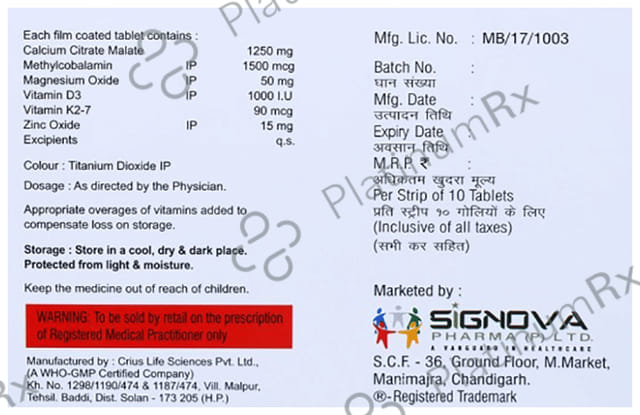Calsig XT Tablet 10s