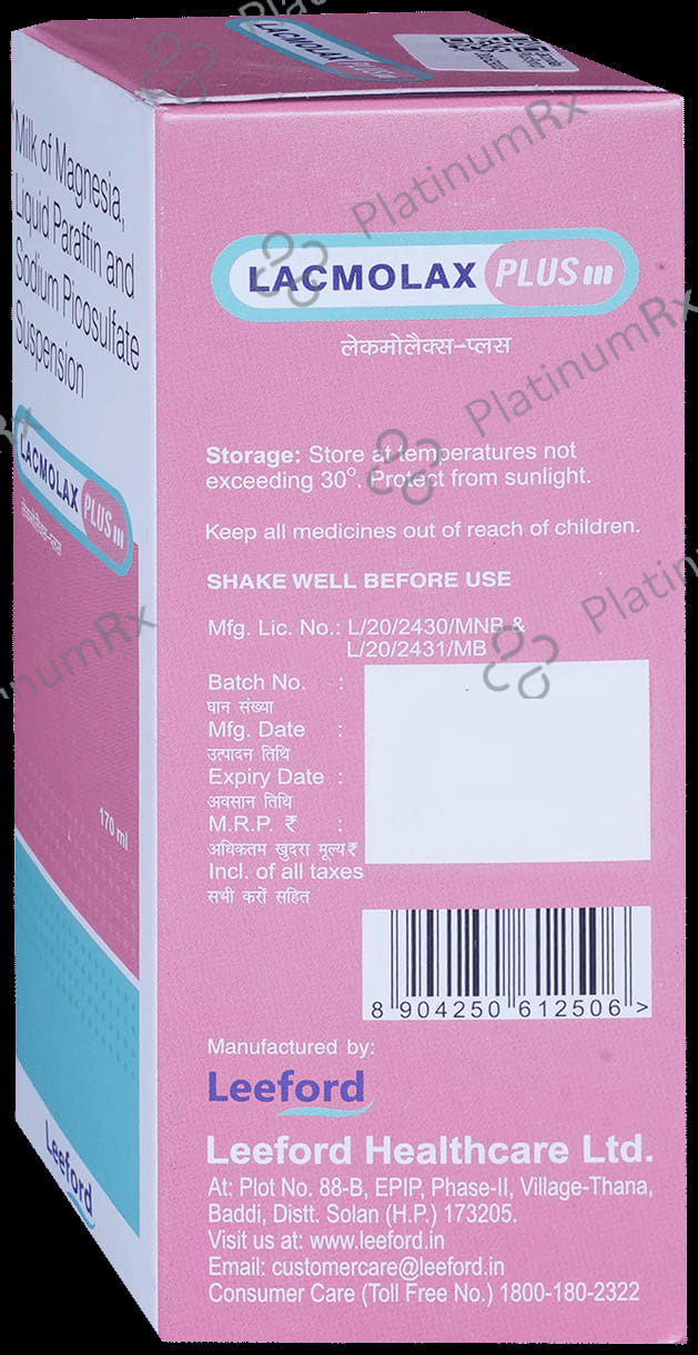 Lacmolax Plus Suspension 170ml