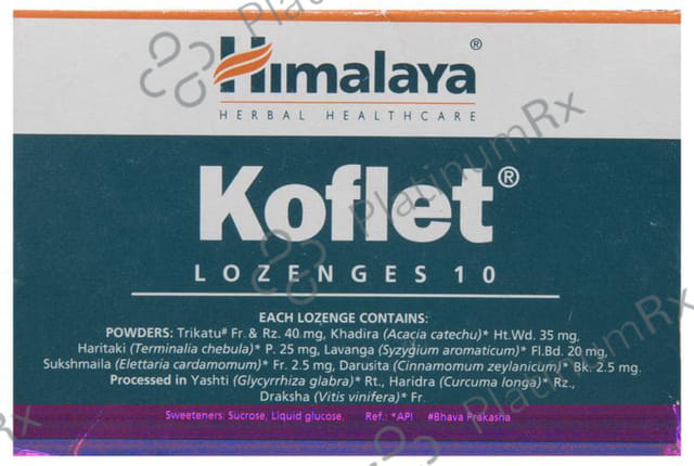Himalaya Koflet Cough Lozenges 10s