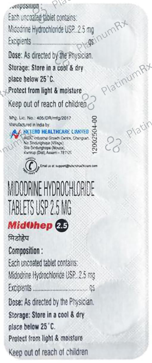 Midohep 2.5 Tablet
