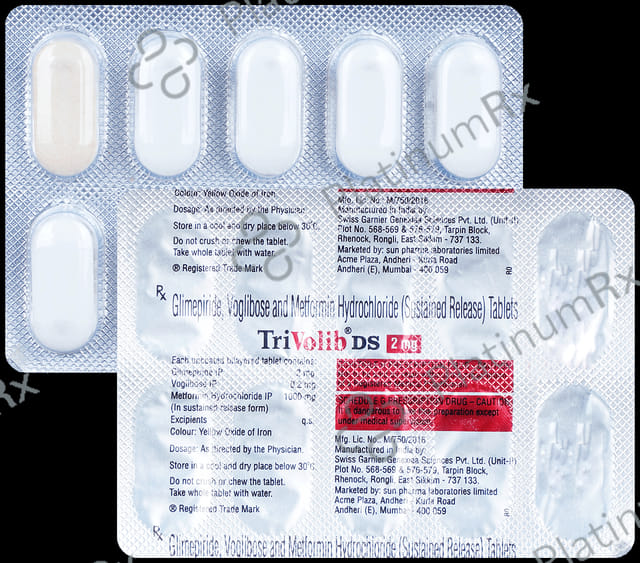 Trivolib DS 2mg/1000mg/0.2mg Tablet 10s