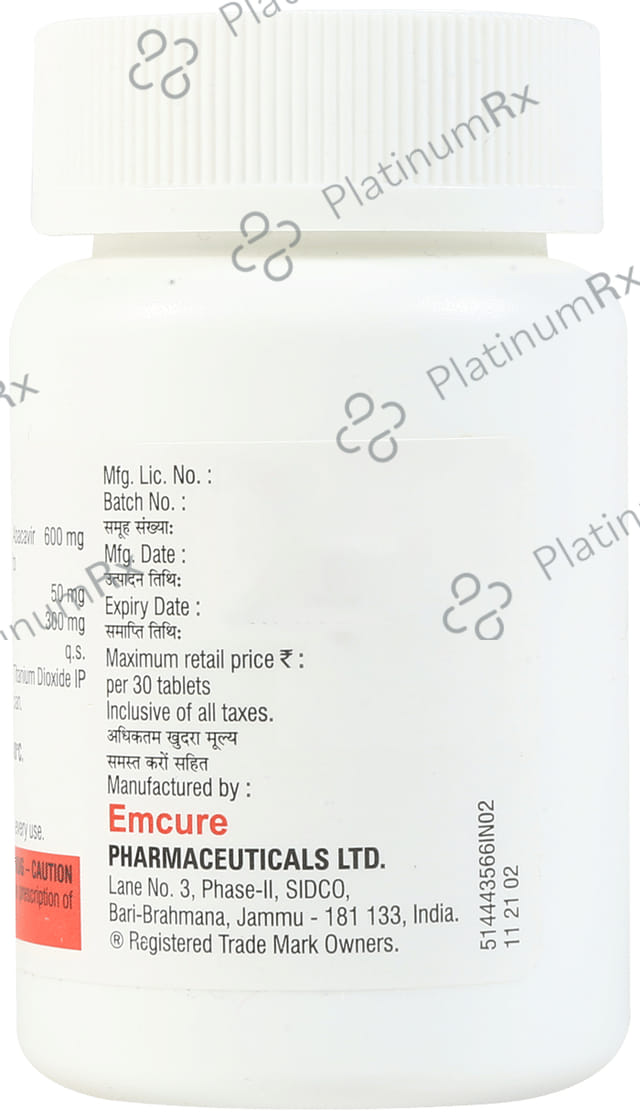 Inbec 600/50/300mg Tablet 30s