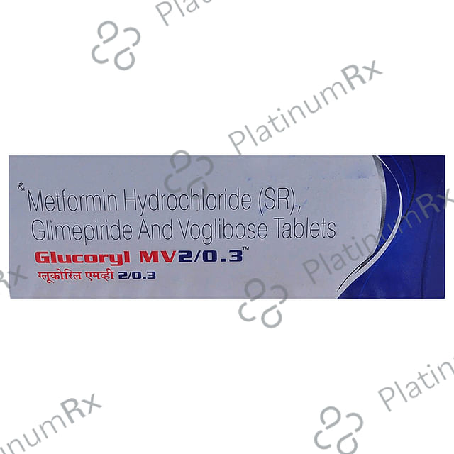 Glucoryl-MV 2/0.3 Tablet SR 10 Tablet SR