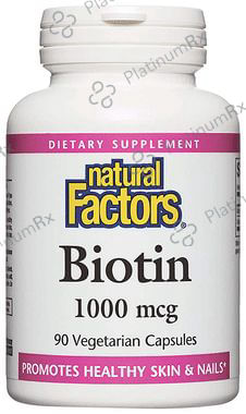 Natural Factors Biotin 1000mcg Vegetarian Capsule