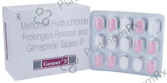 Gemer 2/500mg Tablet PR 15s